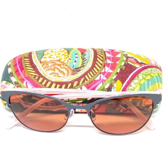 VERA BRADLEY " LYLA" SUNGLASSES WITH NON-PRESCRIPTION LENS: - Picture 15 of 16